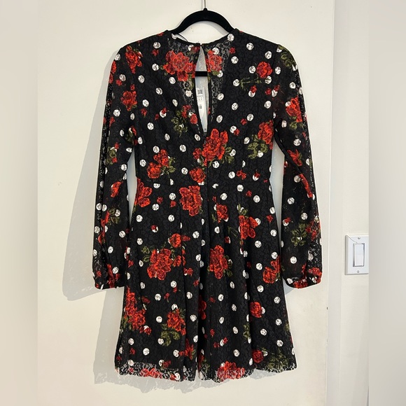 Zara polka dot mini dress size S - Picture 3 of 4